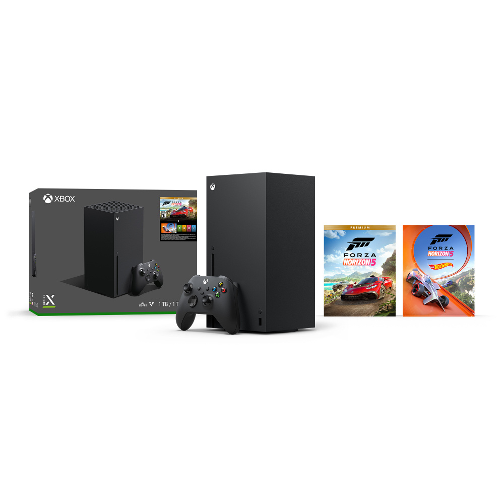 Microsoft Series X, 1TB, WiFi, 1x HDMI, Negro ― incluye Forza Horizon 5 Edición Premium
