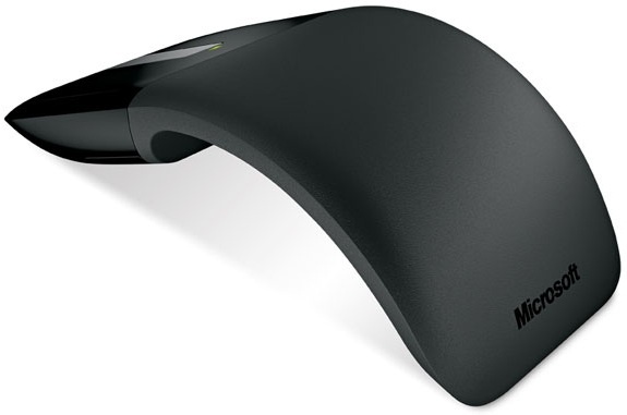 Mouse Ergonómico Microsoft Arc Touch BlueTrack, Inalámbrico, USB, Negro