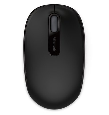 Microsoft Wireless Mobile Mouse 1850, Inalámbrico, USB, 1000DPI, Negro
