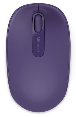 Microsoft Wireless Mobile Mouse 1850, Inalámbrico, USB, 1000DPI, Morado