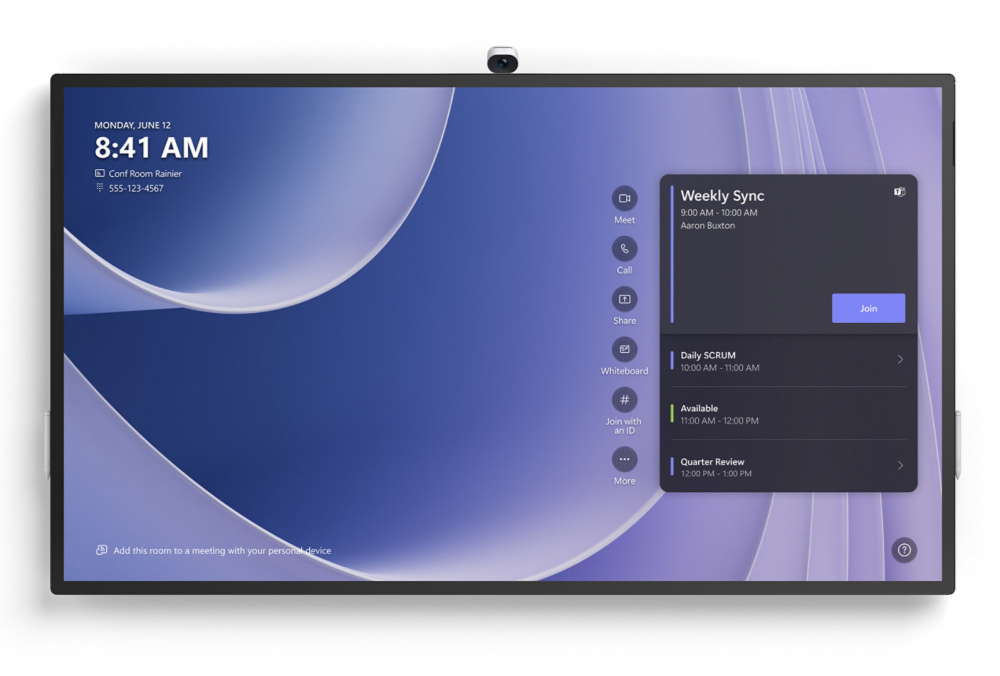 Microsoft SURFACE HUB 3 Pantalla Comercial LED Táctil 85", 4K Ultra HD, Gris