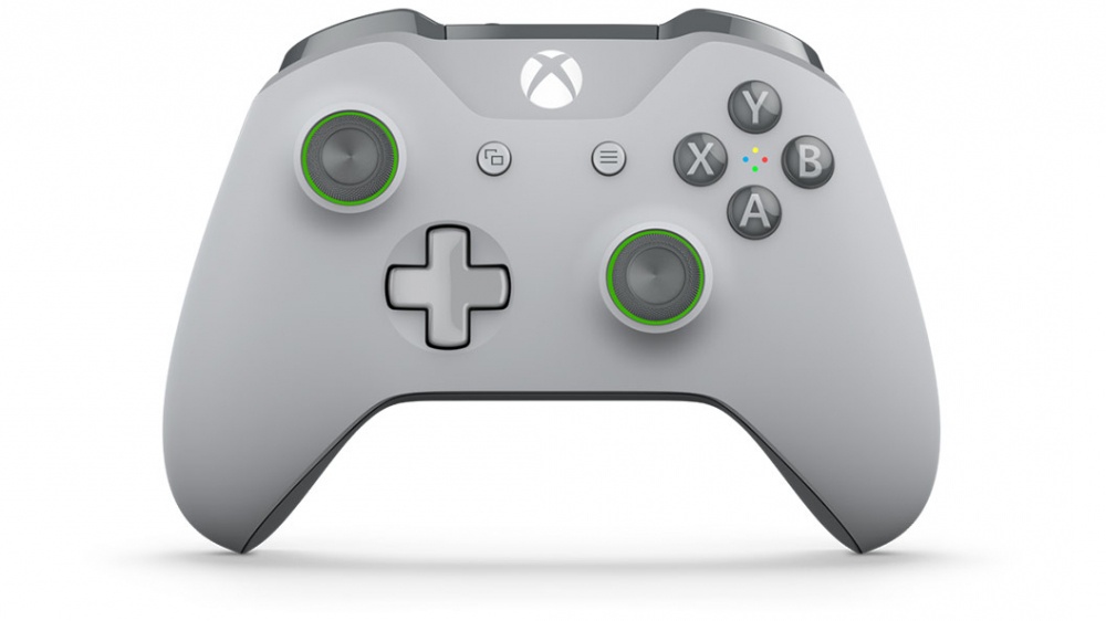 Microsoft Gamepad para Xbox One/Xbox One S, Inalámbrico, Verde/Gris