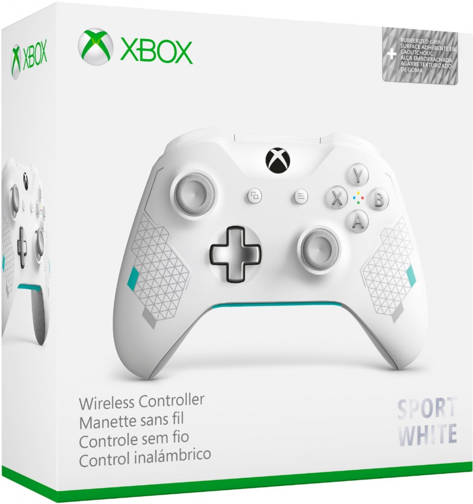 Microsoft Gamepad/Control Sport White Special Edition para Xbox One y PC, Inalámbrico, Bluetooth