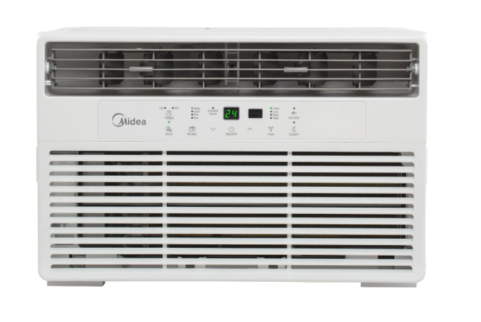 Midea Aire Acondicionado MAW12C1OUK, 12000 BTU/h, 3.500W, Solo Frío, 115V, Blanco