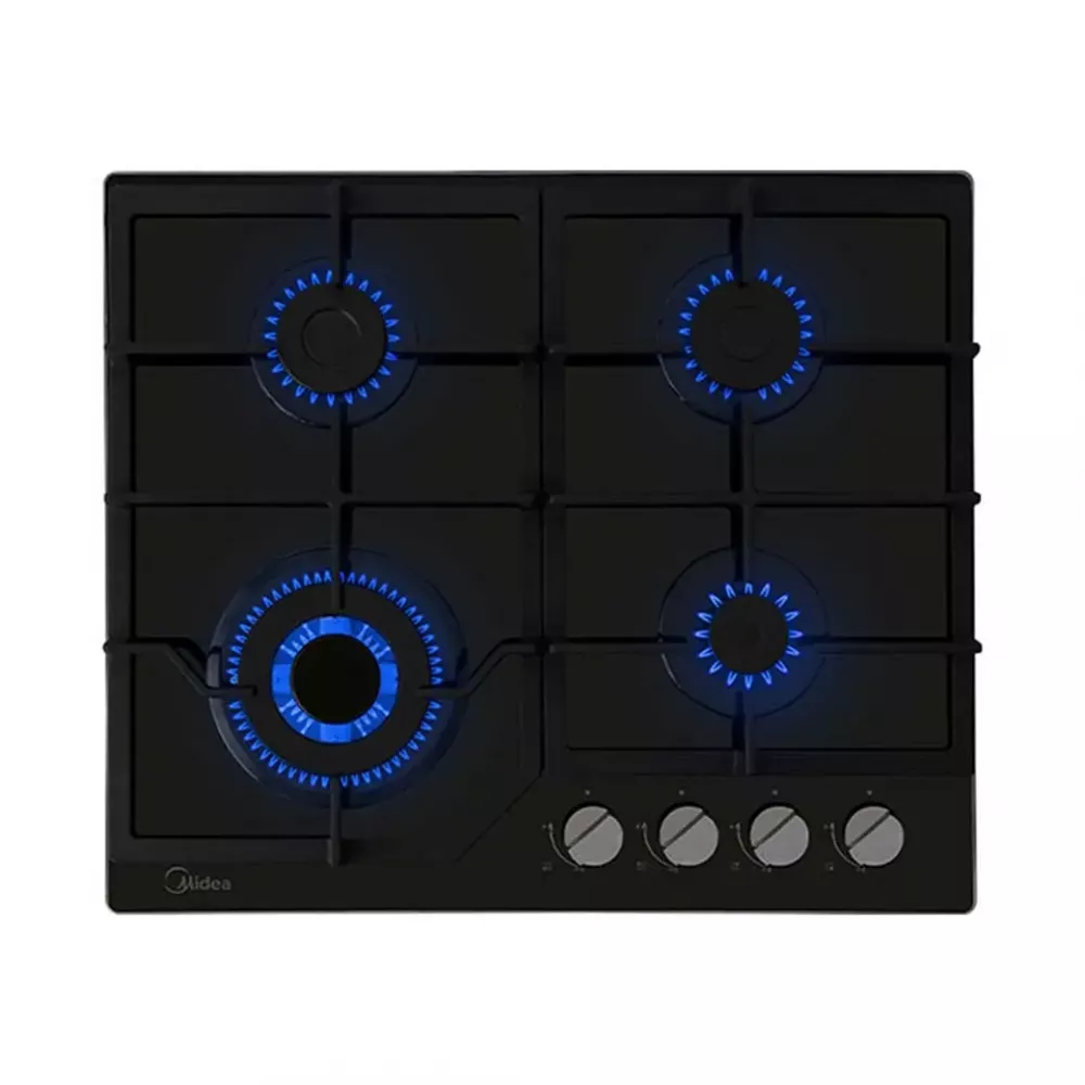 Midea Parrilla de Gas Empotrable MTGB24R3402GG, 4 Quemadores