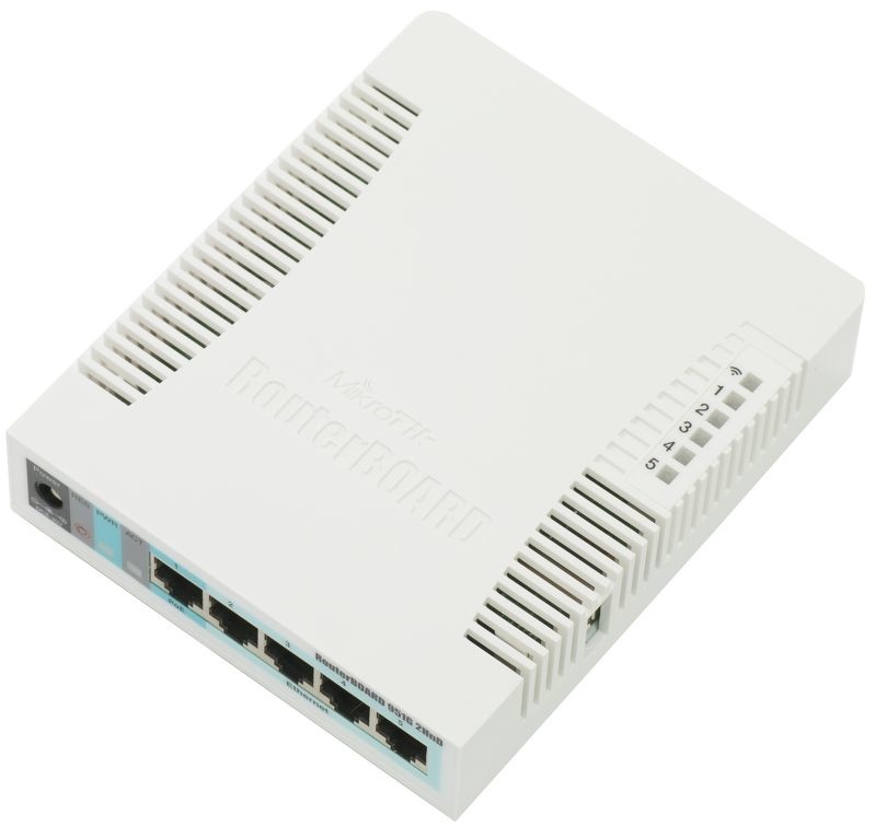 Router MikroTik Ethernet RB951G-2HnD, Inalámbrico, 300 Mbit/s, 5x RJ-45, 2.4GHz, Antena Interna 2.5dBi