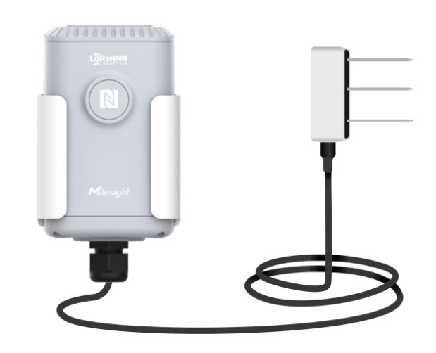 Milesight Sensor de Humedad EM500-SMTC, Alámbrico, -40 a 80°C