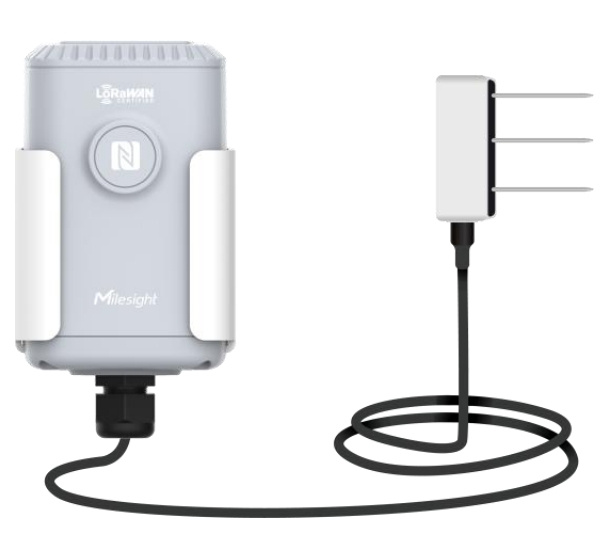 Milesight Sensor de Humedad en el Suelo EM500, Interior/Exterior