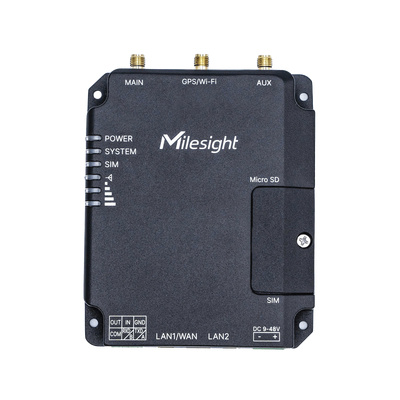 Router Milesight Ethernet, Inalámbrico, 65 Mbit/s, 2.40GHz, 2x RJ-45, 2 Antenas Externas