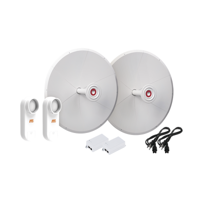 Mimosa Networks Radio de Backhaul Modular C5X, 8dBi, 4.9 - 6.4GHz ― Incluye Mimosa Networks 2 Antenas N5-X25, Inyector PoE y Cable de Alimentación
