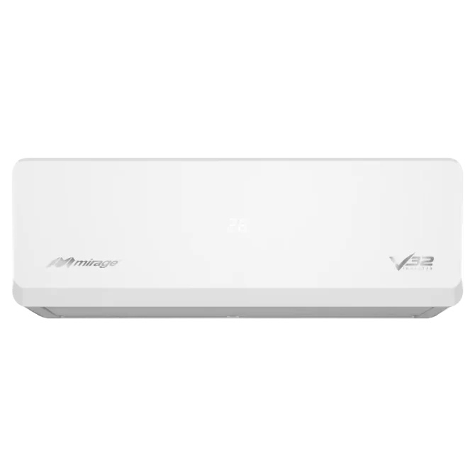 Mirage Aire Acondicionado Minisplit V32, 12000 BTU/h, 1.000W, Solo Frío, Blanco