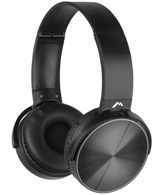 Mitzu Audífonos con Micrófono MH-8097BK, Bluetooth, Alámbrico/Inalámbrico, USB, Negro