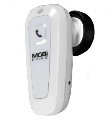 Mobifree Manos Libres MB-02007, Bluetooth, Inalámbrico, Blanco