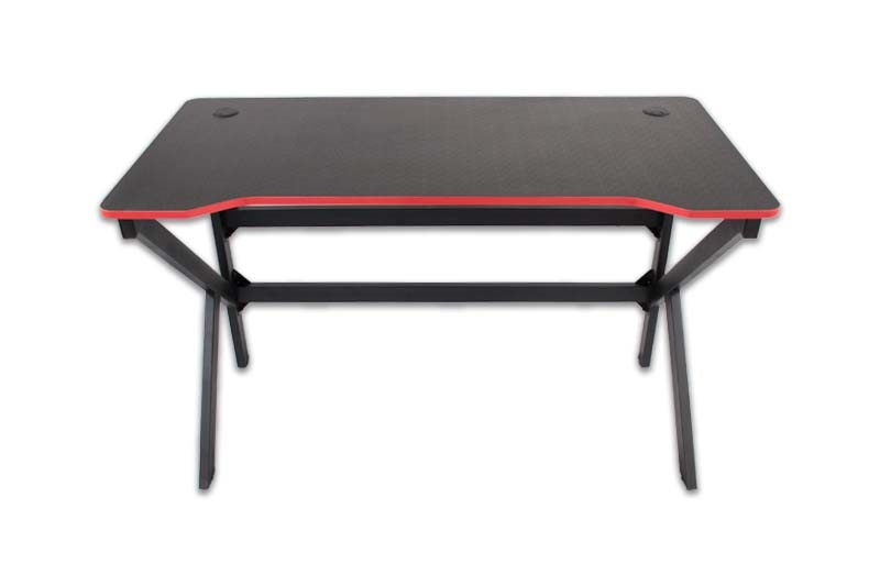 Modamob Escritorio Gamer Cetus, 120 x 75cm, Negro/Rojo