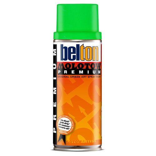 Molotow Spray Acrílico Premium, 400ml, Mate-Satinado, Gree Neon