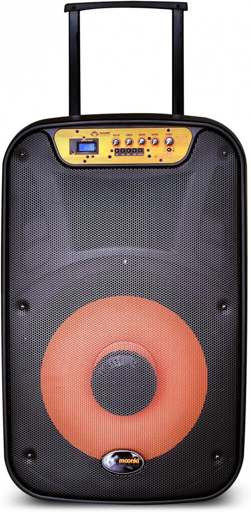 Moonki Bocina Portátil MS-115B, Bluetooth, Inalámbrico, 100W, Negro