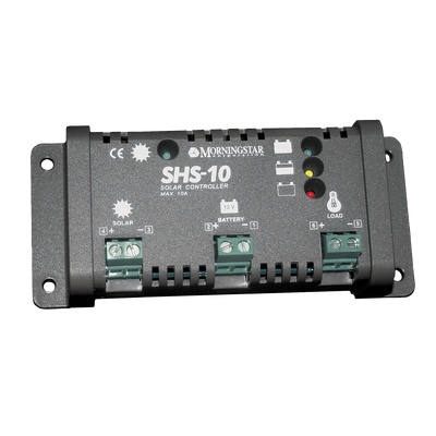 Morningstar Controlador de Carga Solar SHS-10, 14.3V, 10A