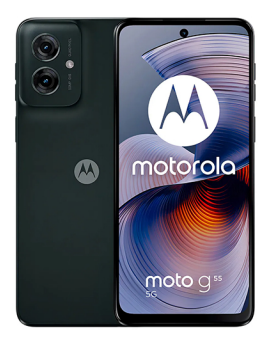 Motorola G55 5G 6.5", 256GB, 8GB RAM, Negro
