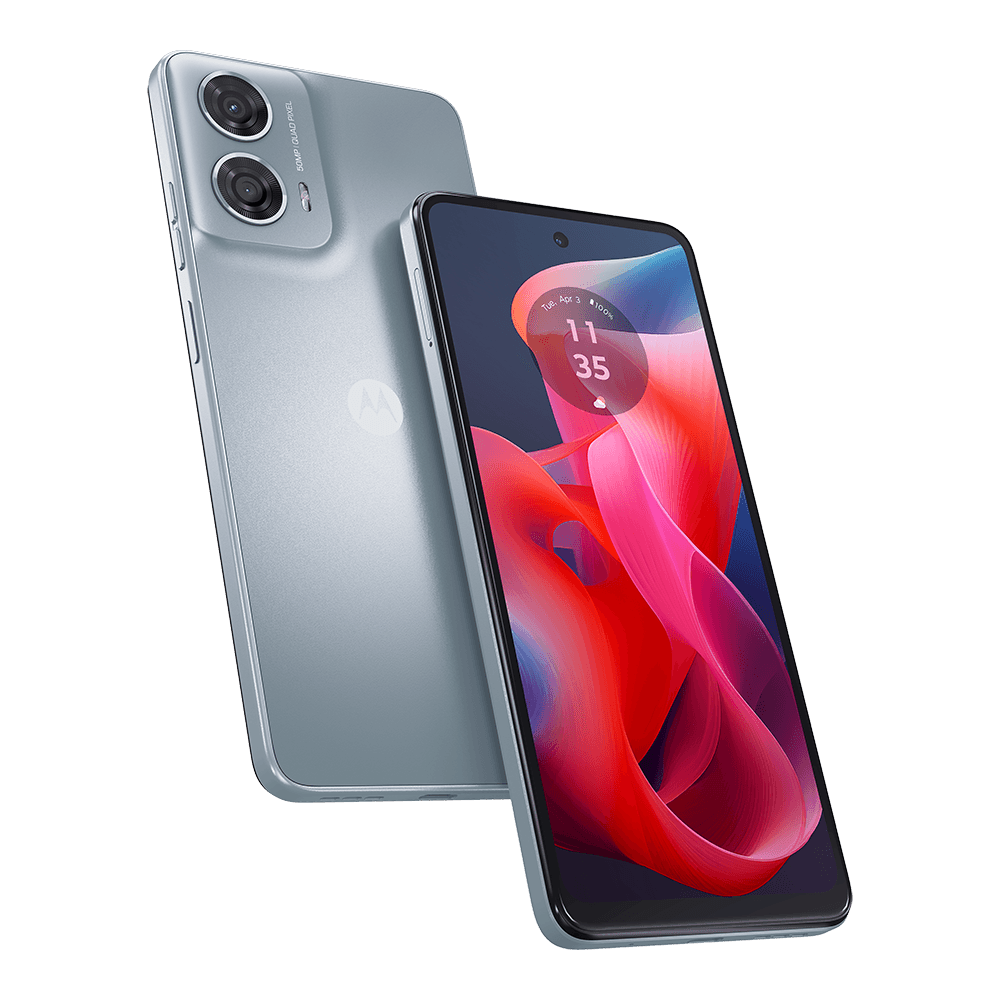 Motorola Moto G24 6.5", 128GB, 4GB RAM, Gris Acero ― Versión Asia, Incluye Adaptador