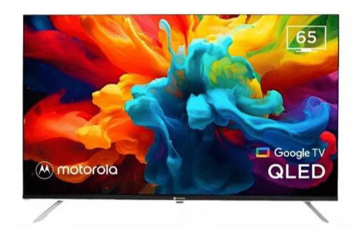 Motorola Smart TV QLED MOT65UQE11 65", 4K Ultra HD, Negro