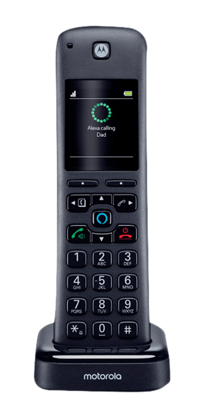 Motorola Teléfono Inalámbrico DECT AXH01, 1 Auricular, Altavoz 
