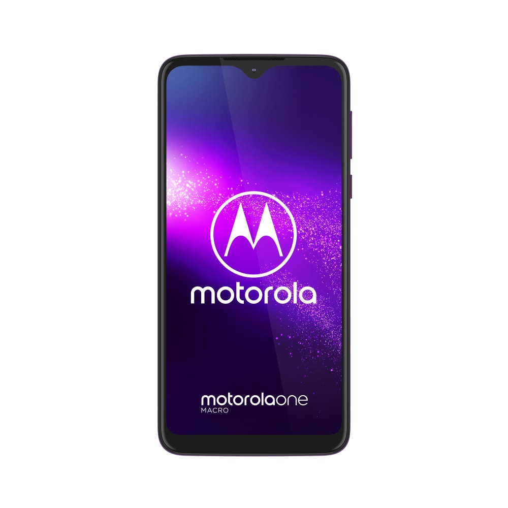Motorola One Macro 6.2" 1520 x 720 Pixeles, 64GB, 4GB RAM, 3G/4G, Android 9.0, Violeta