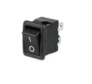 Mouser Electronics Interruptor Rocker DPST On-Off, 8A, 250V, Negro
