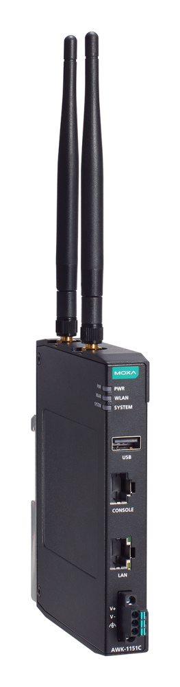 Moxa Controlador para Automatización AWK-1151C, 1 x RS-232, 9 - 30V, IP30