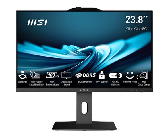 MSI Pro AP242P All-in-One 23.8", Intel Core i7-14700, 32GB, 1TB SSD, Windows 11 Pro 