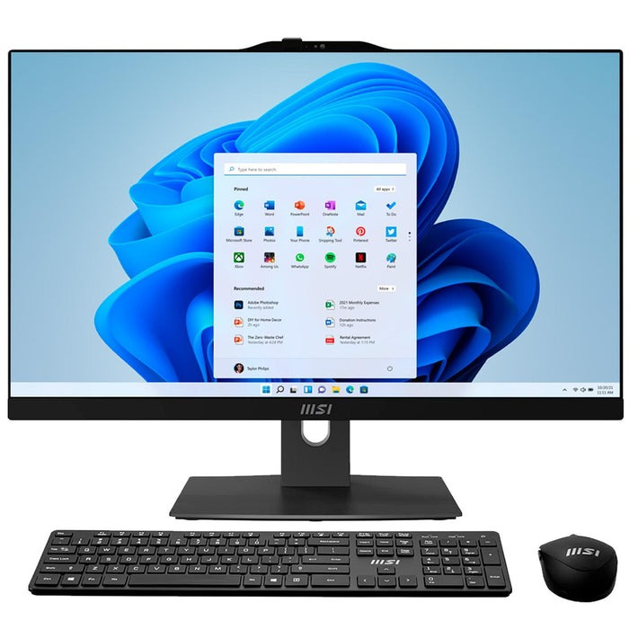 MSI Modern AM242TP All-in-One 23.8", Intel Core 3 100U, 16GB, 512GB SSD, Windows 11 Home