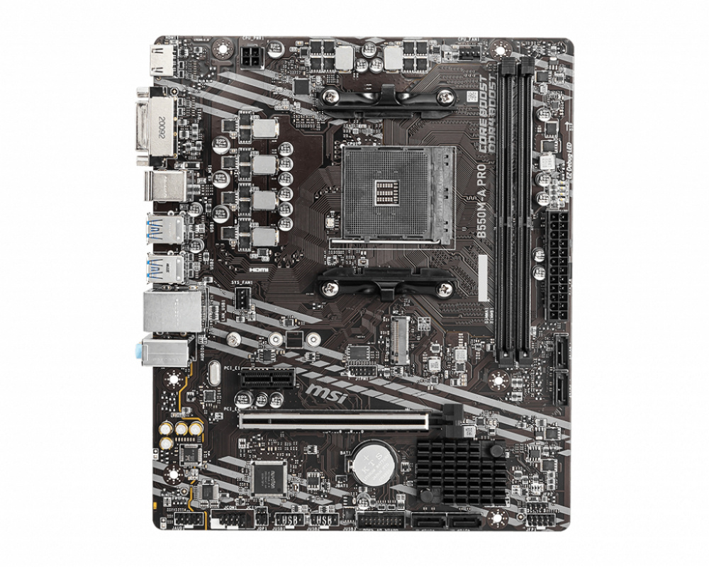 Tarjeta Madre MSI micro ATX B550M-A PRO, S-AM4, AMD B550, HDMI, 64GB DDR4 para AMD ― Requiere Actualización de Bios para la Serie Ryzen 5000