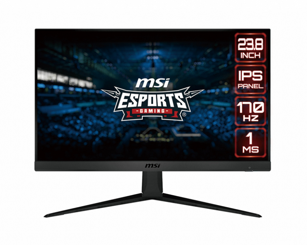 Monitor Gamer MSI G2412 LED IPS 23,8", Full HD, FreeSync, 170Hz, HDMI, Negro