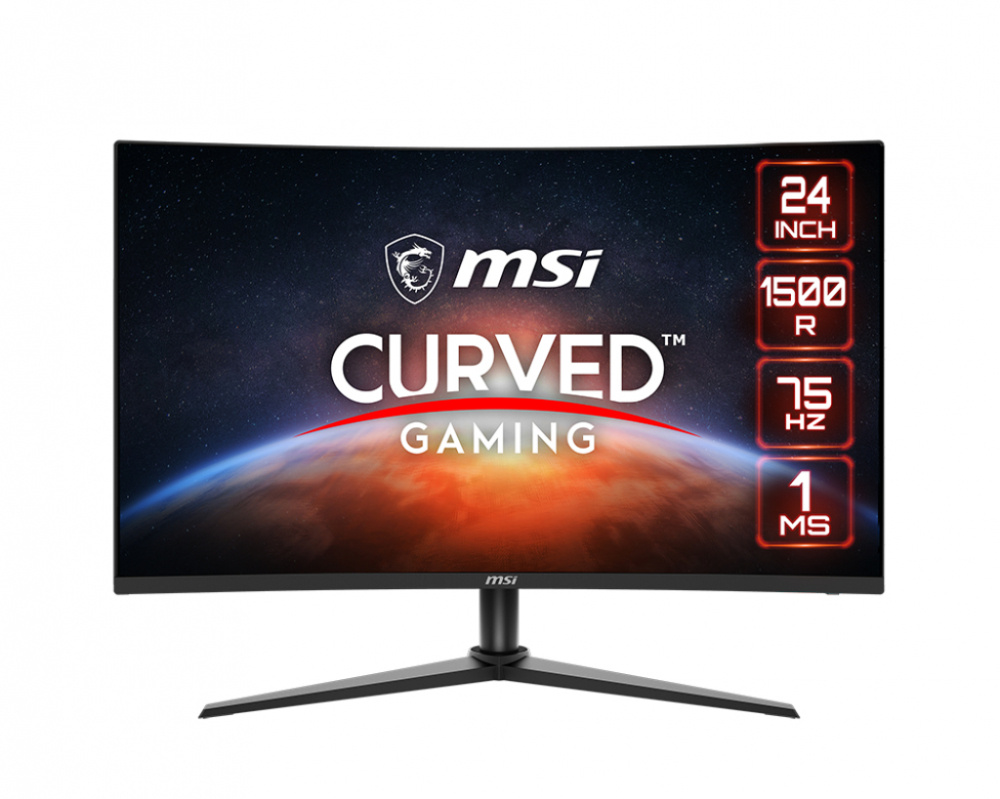 Monitor Gamer Curvo MSI G243CV LCD 23.6", 1920x1080 Full HD, FreeSync, 75Hz, HDMI/DisplayPort, Negro 