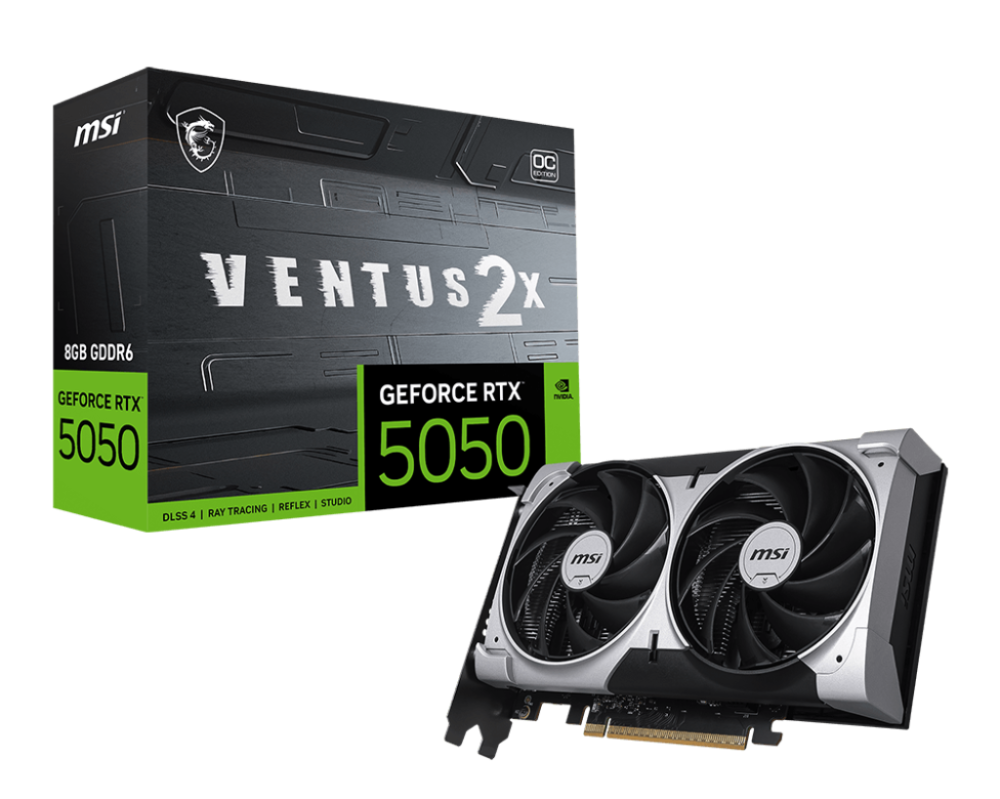 Tarjeta de Video MSI NVIDIA GeForce RTX 5050, 8GB 128-bit GDDR6, PCI Express x16 5.0