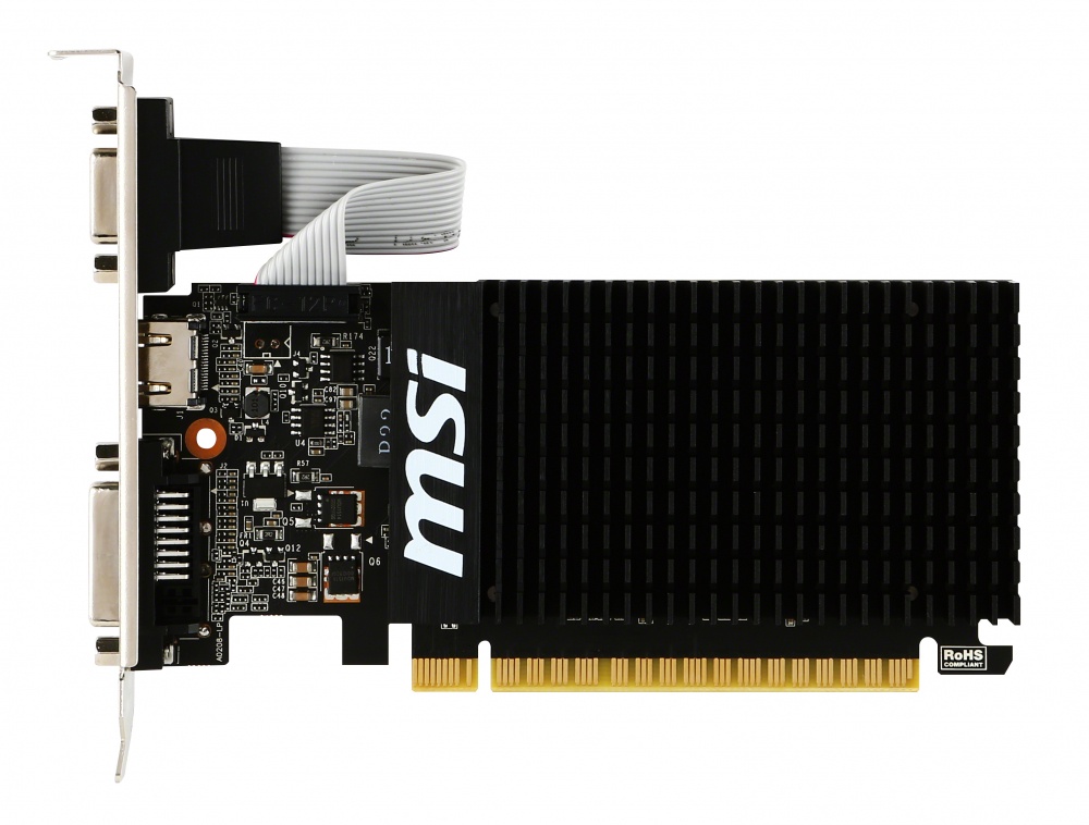 Tarjeta de Video MSI NVIDIA GeForce GT 710 2GD3H LP, 2GB 64-bit GDDR3, PCI Express x16 2.0