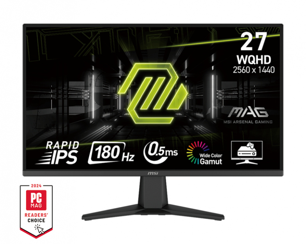 Monitor Gamer MSI MAG 275QF LCD 27", 2560x1440 Quad HD, FreeSync, 180Hz, HDMI/DisplayPort, Negro 