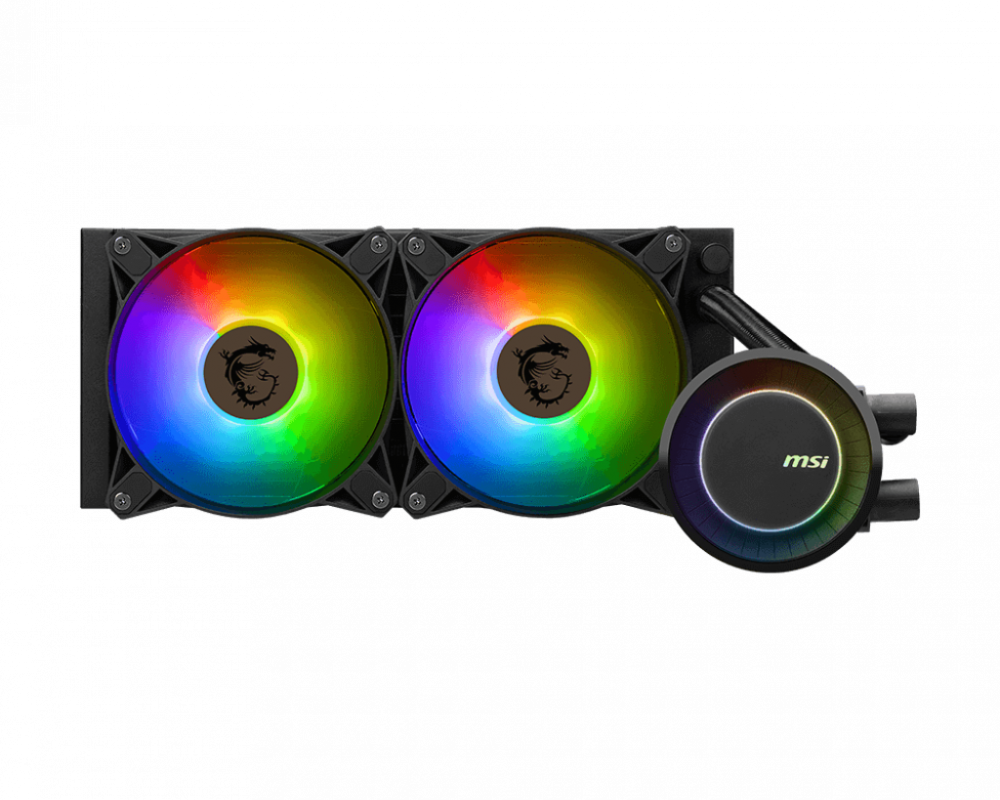 MSI MAG CORELIQUID E240 Enfriamiento Líquido para CPU, 2x 120mm, hasta 3000RPM, Negro 