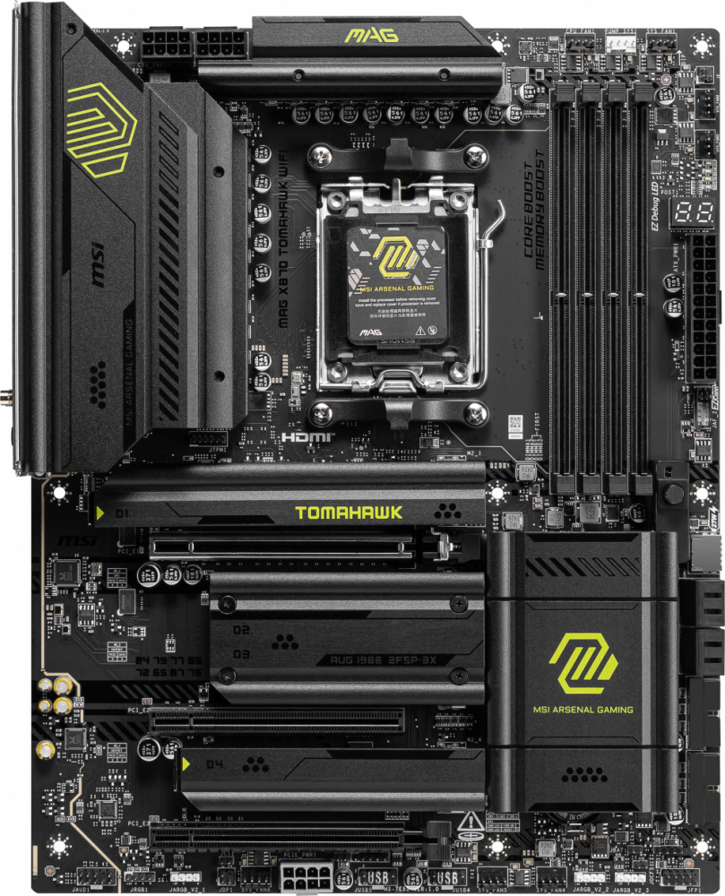 Tarjeta Madre MSI MAG X870 TOMAHAWK WIFI, ATX, Socket AM5, AMD X870, 256GB DDR5, HDMI/DP para AMD