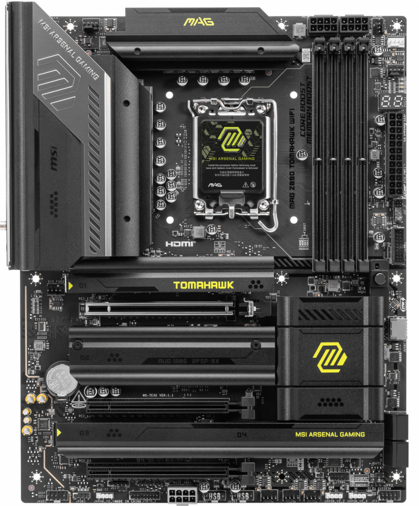 Tarjeta Madre MSI MAG Z890 TOMAHAWK WIFI, ATX, LGA 1851, Intel Z890, 256GB DDR5, HDMI para Intel 