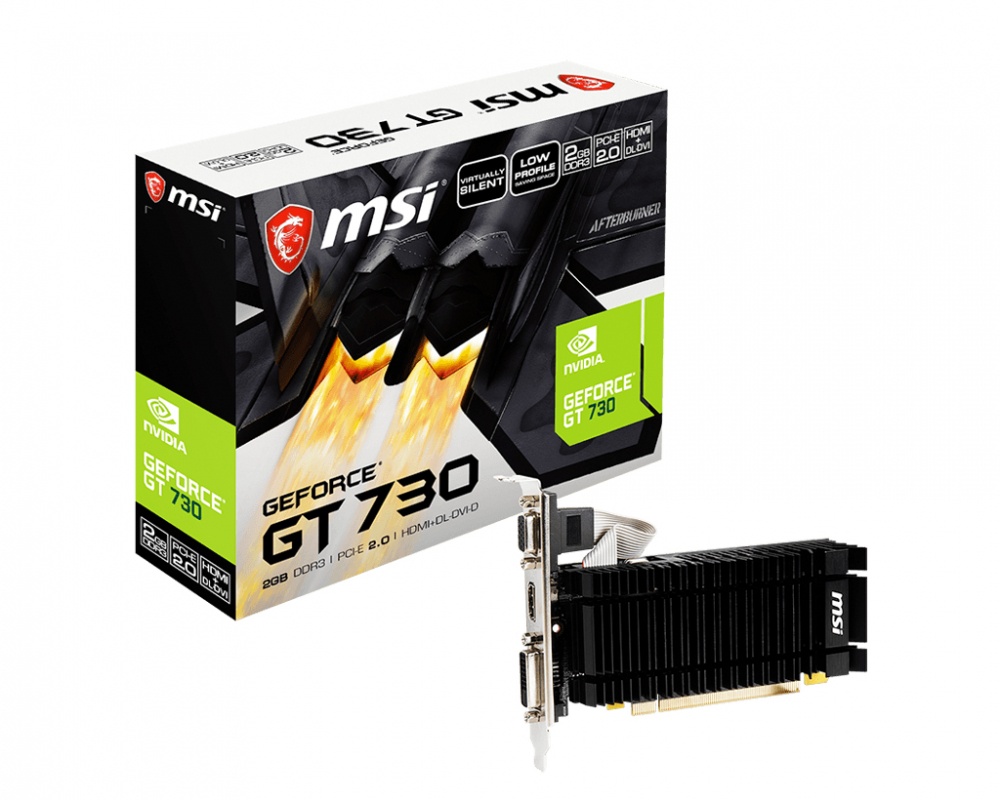 Tarjeta de Video MSI NVIDIA GeForce GT 730, 2GB 64-bit GDDR3, PCI Express 2.0