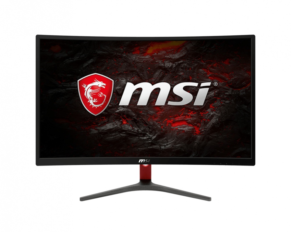 Monitor Gamer Curvo MSI Optix G24C LED 24", 1920x1080 Full HD, FreeSync, 144Hz, HDMI/DisplayPort, Negro/Rojo 