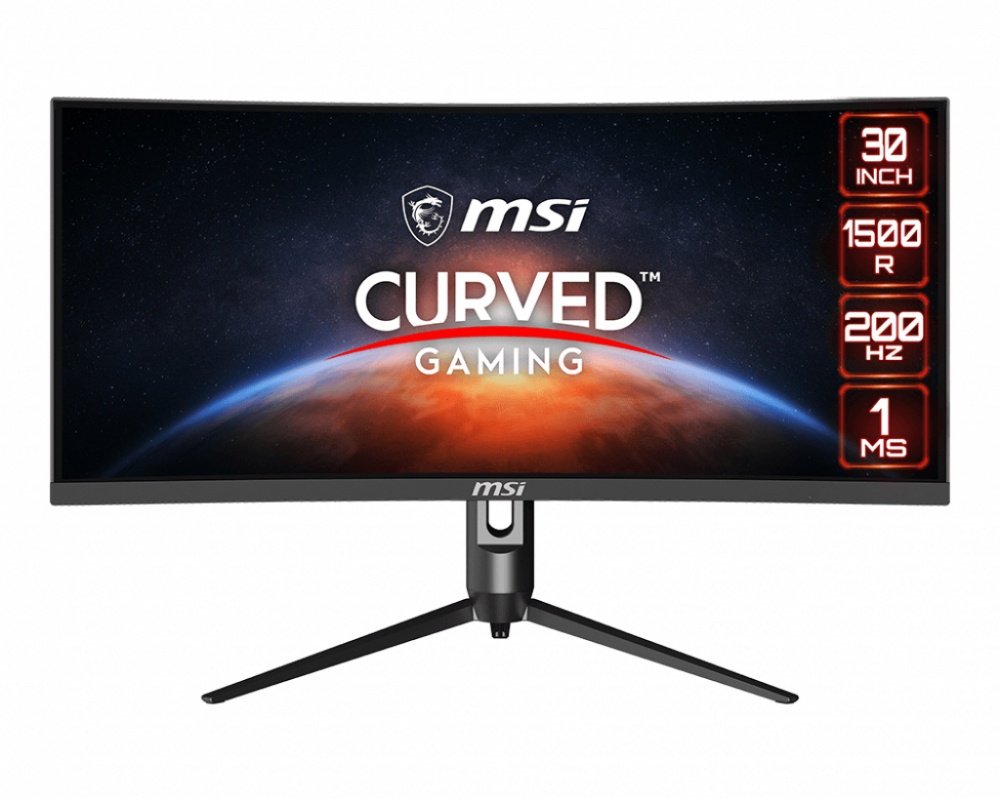 Monitor Gamer Curvo MSI Optix MAG301CR2 LCD 29.5", Full HD, Ultra Wide, FreeSync, 200Hz, HDMI, Negro