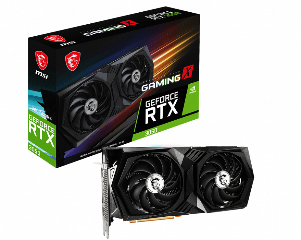 Tarjeta de Video MSI NVIDIA GeForce RTX 3050 Gaming X 8G, 8GB 128-bit GDDR6, PCI Express 4.0 x8