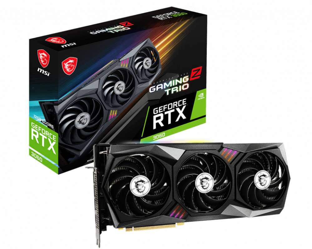 Tarjeta de Video MSI NVIDIA GeForce RTX 3060 GAMING Z TRIO 12G, 12GB 192-bit GDDR6, PCI Express 4.0