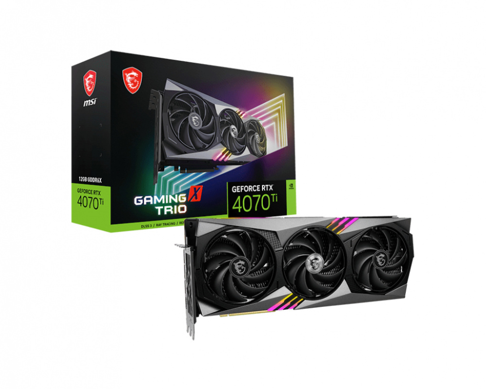 Tarjeta de Video MSI NVIDIA GeForce RTX 4070 Ti GAMING X TRIO, 12GB 192-bit GDDR6X, PCI Express 4.0