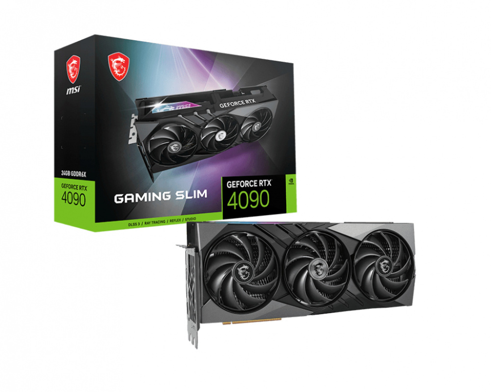 Tarjeta de Video MSI NVIDIA GeForce RTX 4090 GAMING SLIM 24G, 24GB 384-bit GDDR6X, PCI Express 4.0 ― Daño en uno de los HDMI
