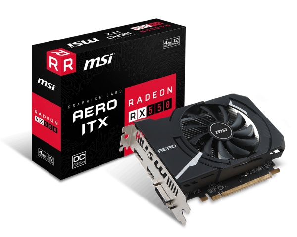 Tarjeta de Video MSI AMD Radeon RX 550, 4GB 128-bit GDDR5, PCI Express x16