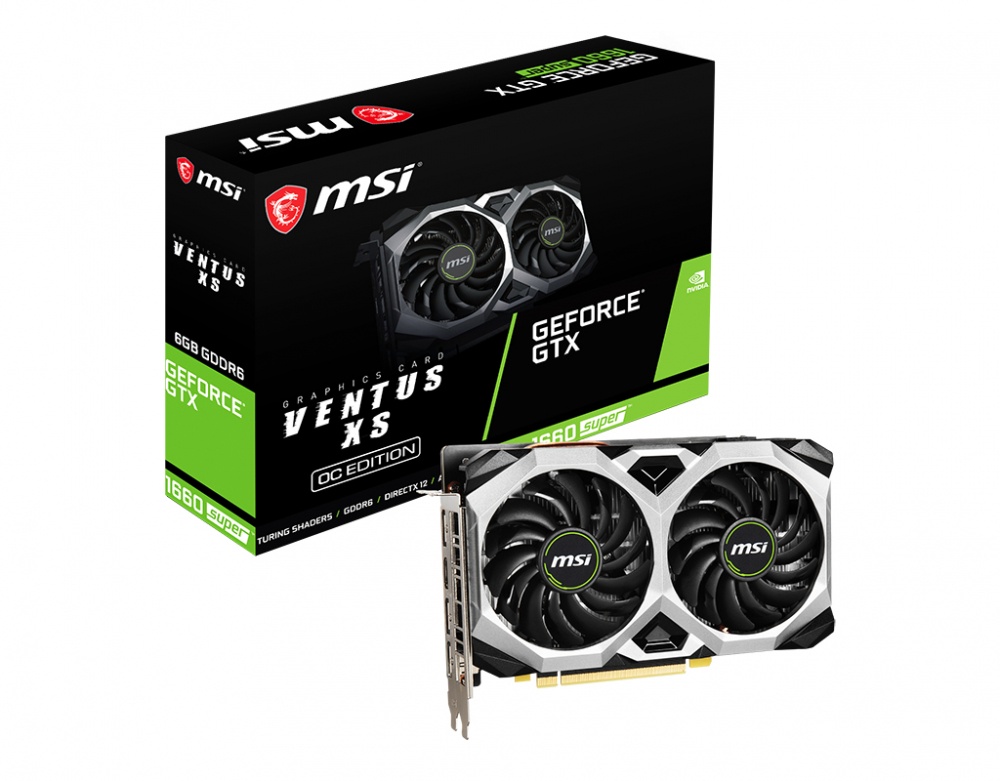 Tarjeta de Video MSI NVIDIA GeForce GTX 1660 SUPER VENTUS XS OC, 6GB 192-bit GDDR6, PCI Express x16 3.0 