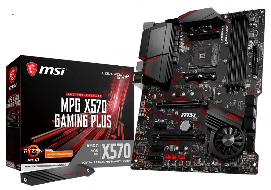 Tarjeta Madre MSI ATX MPG X570 Gaming Plus, S-AM4, AMD X570, HDMI, 128GB DDR4-SDRAM para AMD — Requiere Actualización de BIOS para la Serie Ryzen 5000