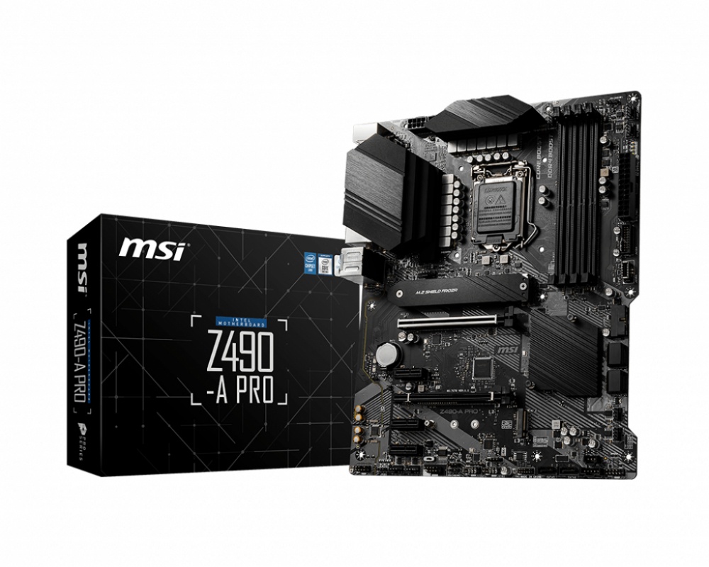 Tarjeta Madre MSI ATX Z490-A PRO, S-1200, Intel Z490, HDMI, 128GB DDR4 para Intel